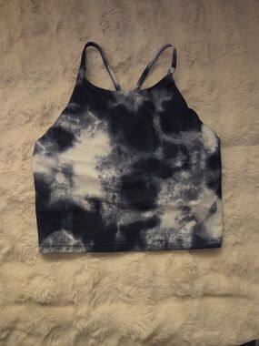 Old Navy Powersoft Sports Bra Tie-Dye Cropped Top M